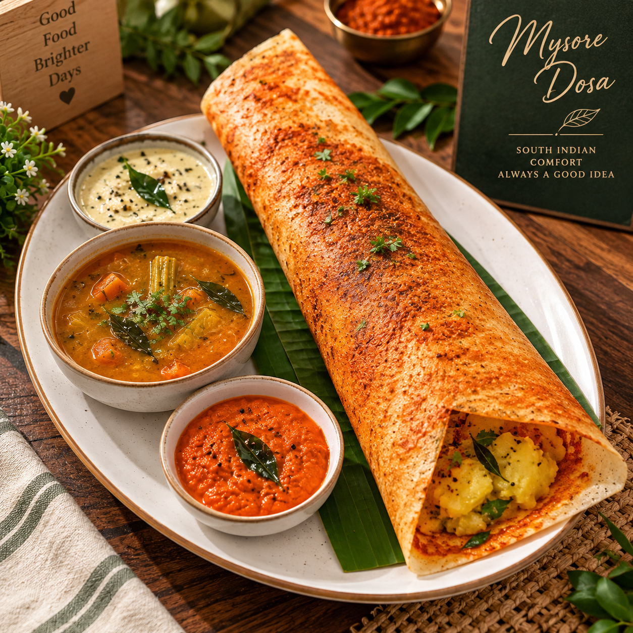 Butter Masala Dosa