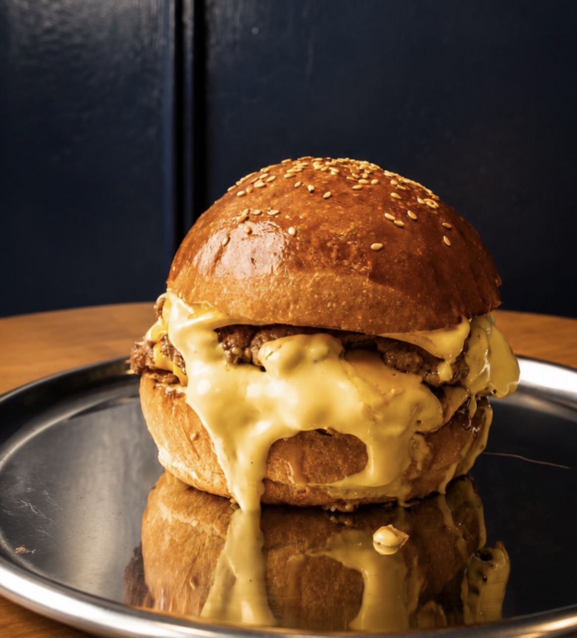 Cheese burst Potato Burger