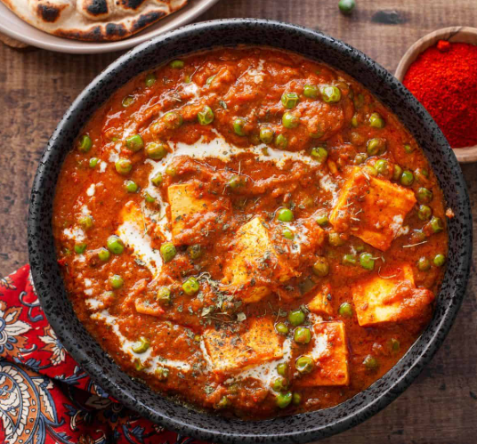 Matar paneer