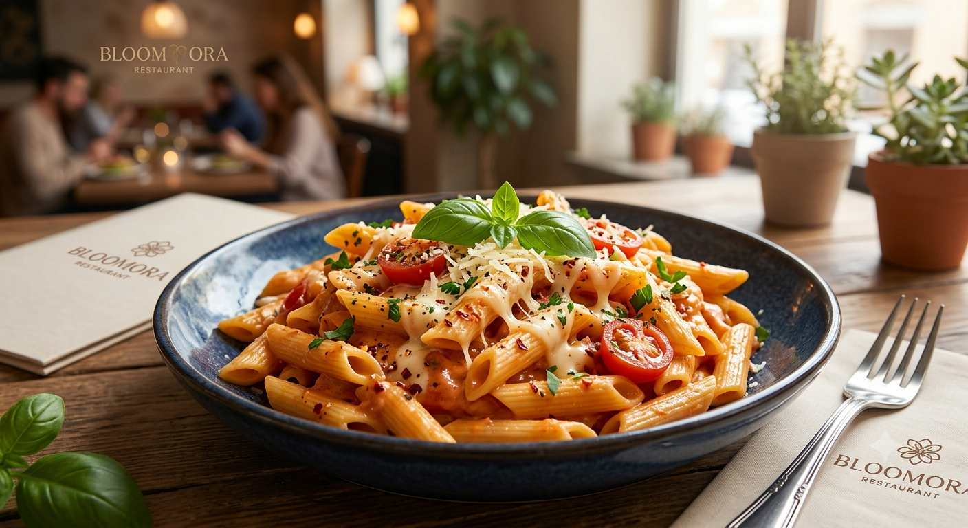Mix sauce pasta