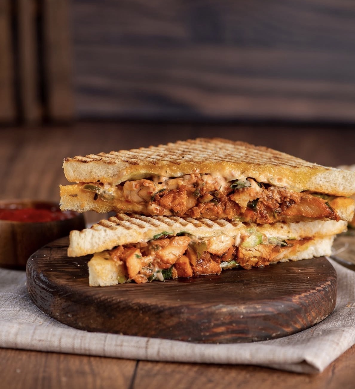 Paneer Tikka Sandwich
