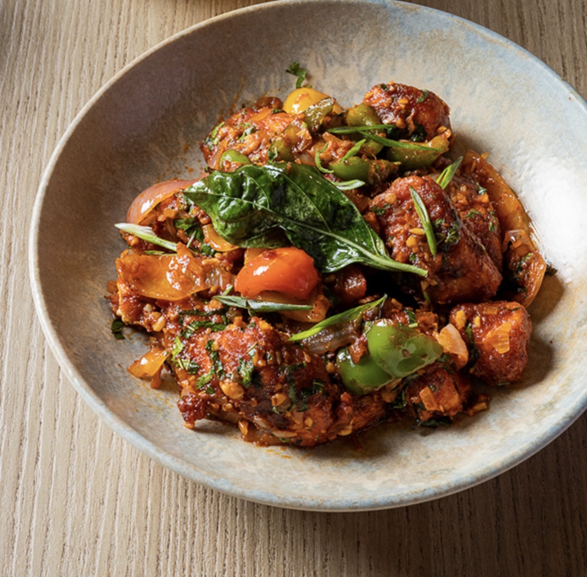 Thai Style chilli basil Cottage cheese