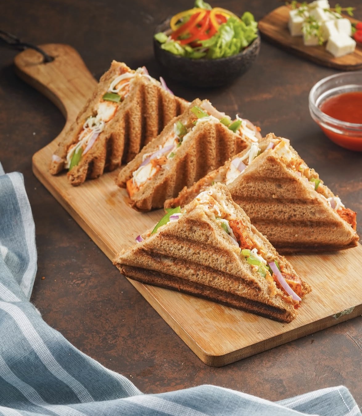 Veg grilled cheese Sandwich